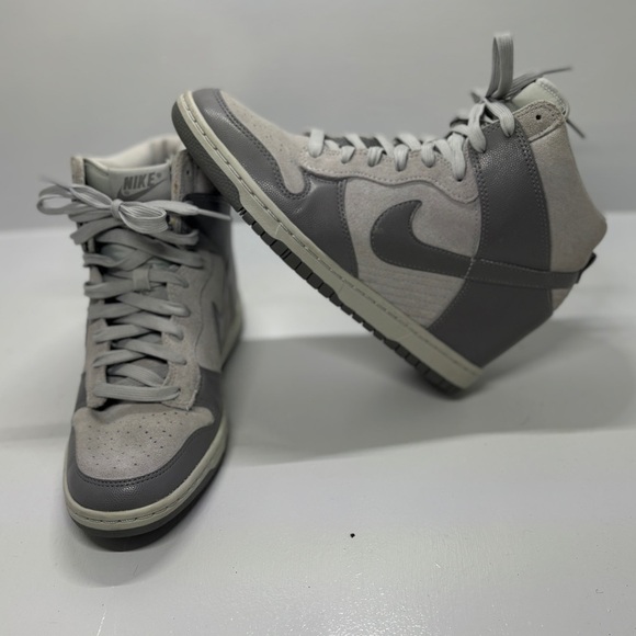 Nike Dunk Sky High Canyon Gray Wedge Sneakers Shoes Women's Size 8.5 - Picture 3 of 8